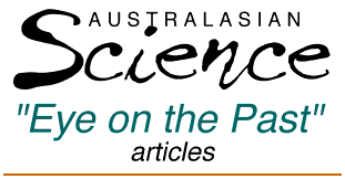 'Eye on the Past', Australasian Science
